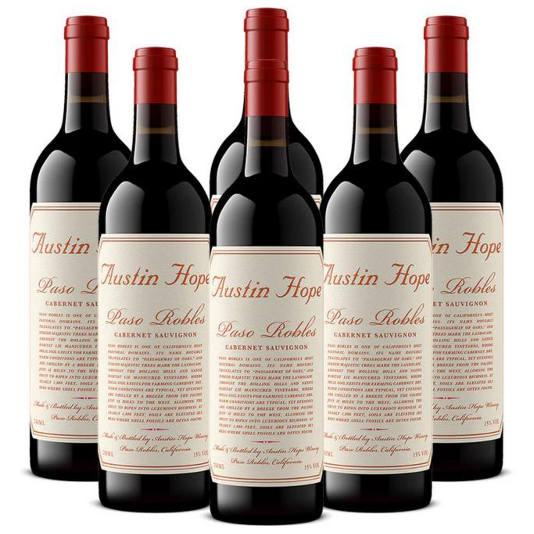 Austin Hope Winery Cabernet Sauvignon, Paso Robles, USA 2022 Case (6x750ml)