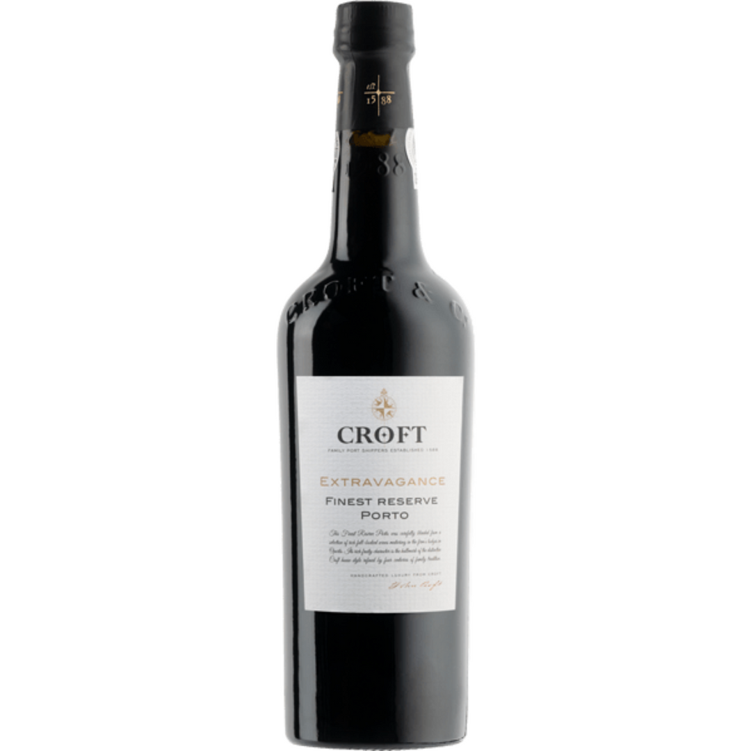 Croft Extravagance Finest Reserve Port, Portugal NV Case (6x750ml)