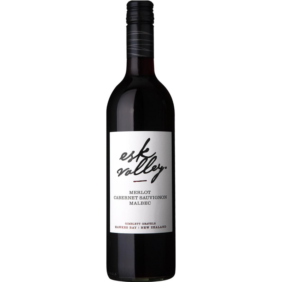 Esk Valley Merlot - Cabernet Sauvignon - Malbec, Gimblett Gravels, New Zealand 2020 Case (6x750ml)