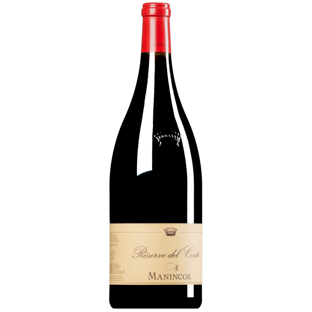 Manincor 'Reserve del Conte' Lagrein - Merlot - Cabernet Vigneti delle Dolomiti IGT, Trentino-Alto Adige, Italy 2018 Case (6x750ml)