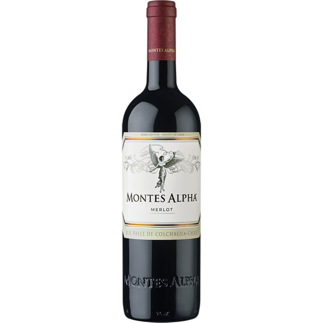 Montes Alpha Merlot, Colchagua Valley, Chile 2021 Case (6x750ml)
