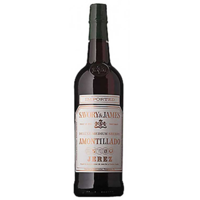 Savory & James Amontillado Deluxe Medium Sherry, Andalucia, Spain NV