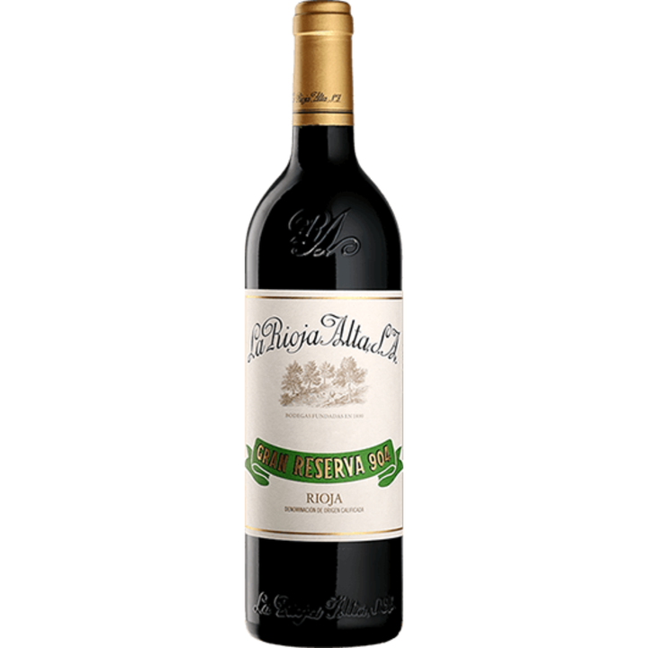 Bottle of La Rioja Alta Gran Reserva 904 2016 (3L), a Tempranillo red wine from Rioja, Spain.