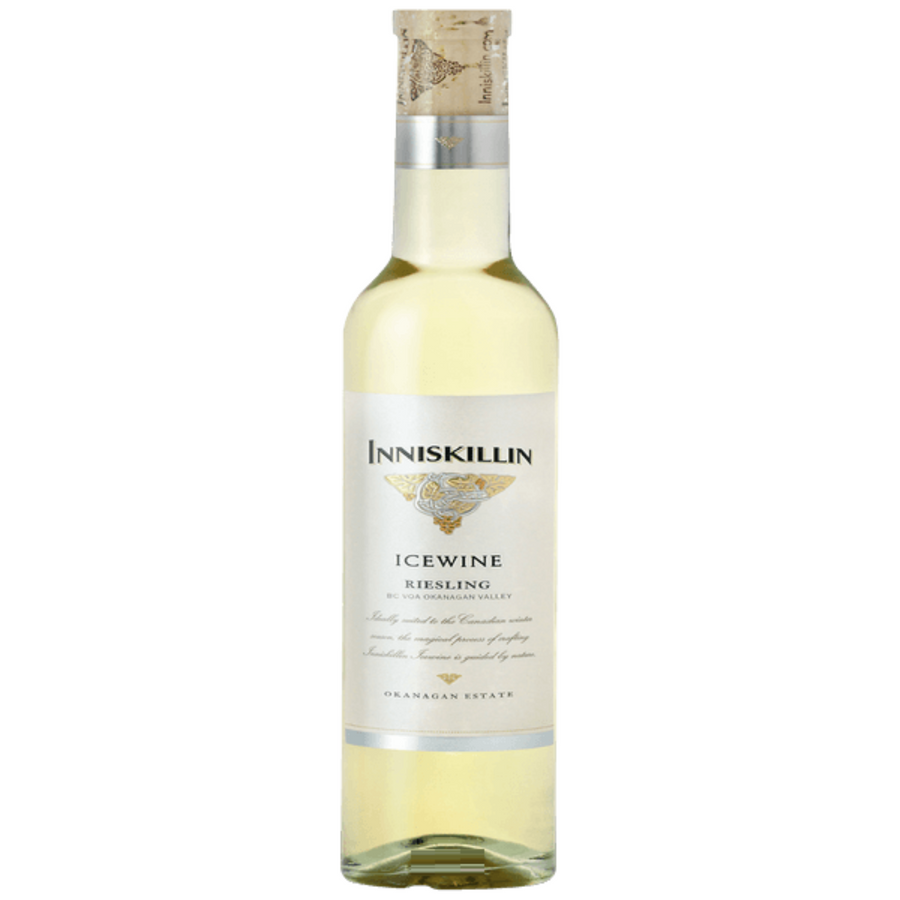 Bottle of Inniskillin Riesling Icewine, Niagara Peninsula, Canada.