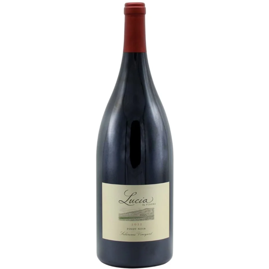Bottle of Lucia by Pisoni Soberanes Pinot Noir 2022, a Pinot Noir red wine from Santa Lucia Highlands, United States.