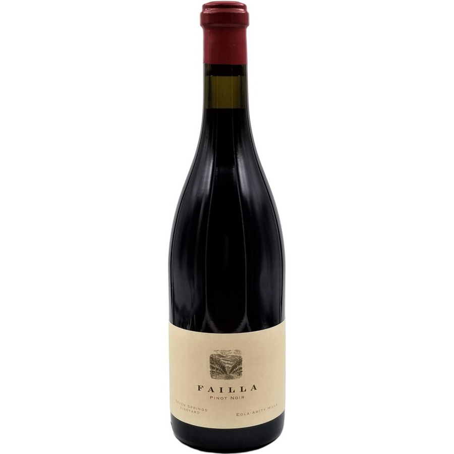 Bottle of Failla Seven Springs Vineyard Pinot Noir 2021, a Pinot Noir red wine from Eola-Amity Hills, United States.