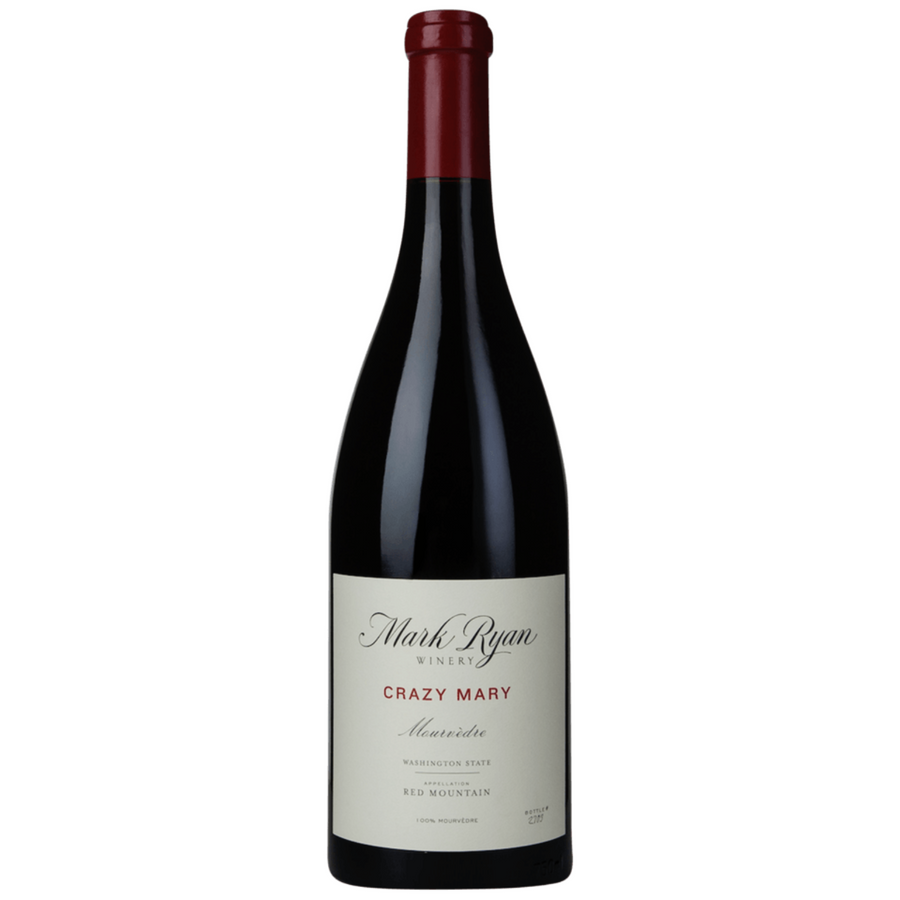 Bottle of Mark Ryan Crazy Mary Mourvedre 2022, a Mourvedre red wine from Columbia Valley, United States.