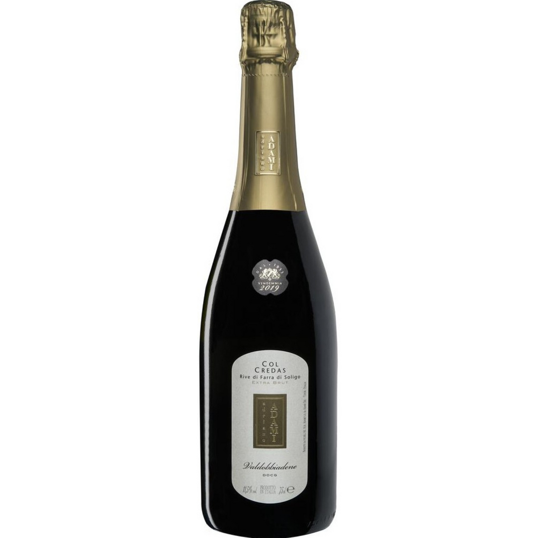 Adriano Adami Col Credas Rive di Farra di Soligo Brut, Valdobbiadene Prosecco Superiore DOCG, Italy 2022 Case (6x750ml)