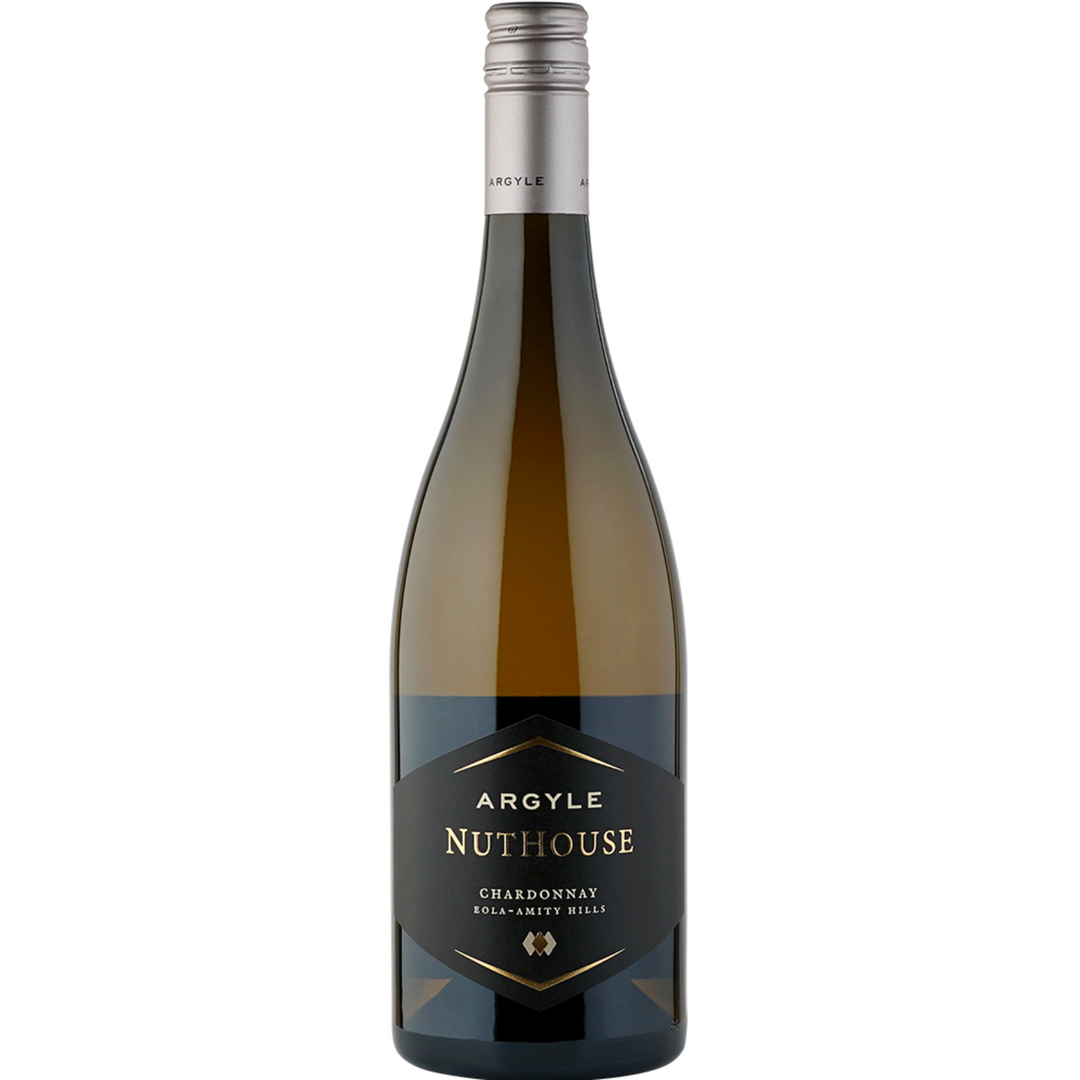Bottle of Argyle Nuthouse Chardonnay 2021, a Chardonnay white wine from Willamette Valley, United States.