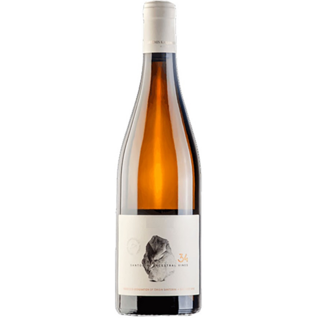 Artemis Karamolegos 'Assyrtiko 34' Ancestral Vines, Santorini, Greece 2021