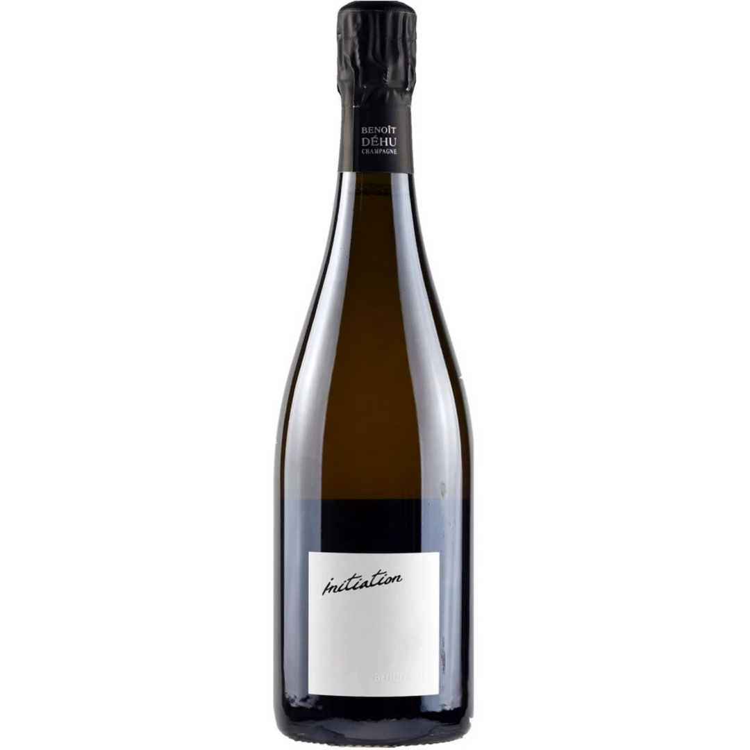 Bottle of Benoit Dehu Initiation Brut Nature, a Champagne sparkling wine from Champagne, France.