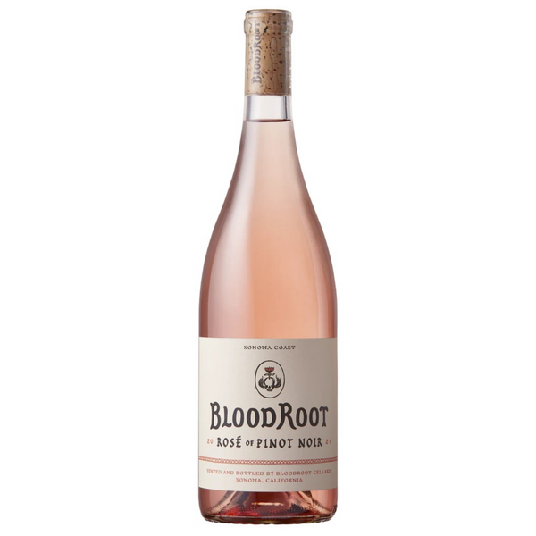 BloodRoot Rosé of Pinot Noir, Sonoma County, USA 2021 Case (6x750ml)