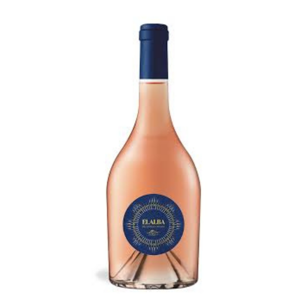 Bottle of Bodegas Emilio Moro Elalba Rosado 2023, a rosé wine from Ribera del Duero, Spain.