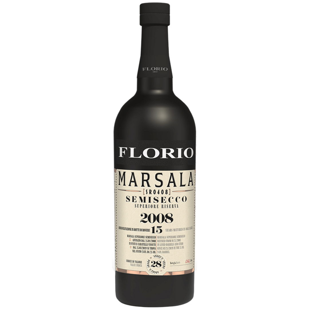 Florio Marsala Semisecco 2008 Superiore Wine from Italy