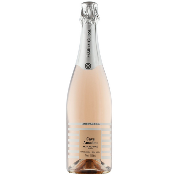 Cave Amadeu Moscato Rose Demi-Sec, Champagne, France NV Case (6x750ml)