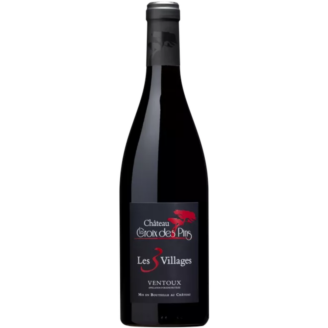 Chateau La Croix des Pins Ventoux 'Les Trois Villages' Rouge, Rhone, France 2020