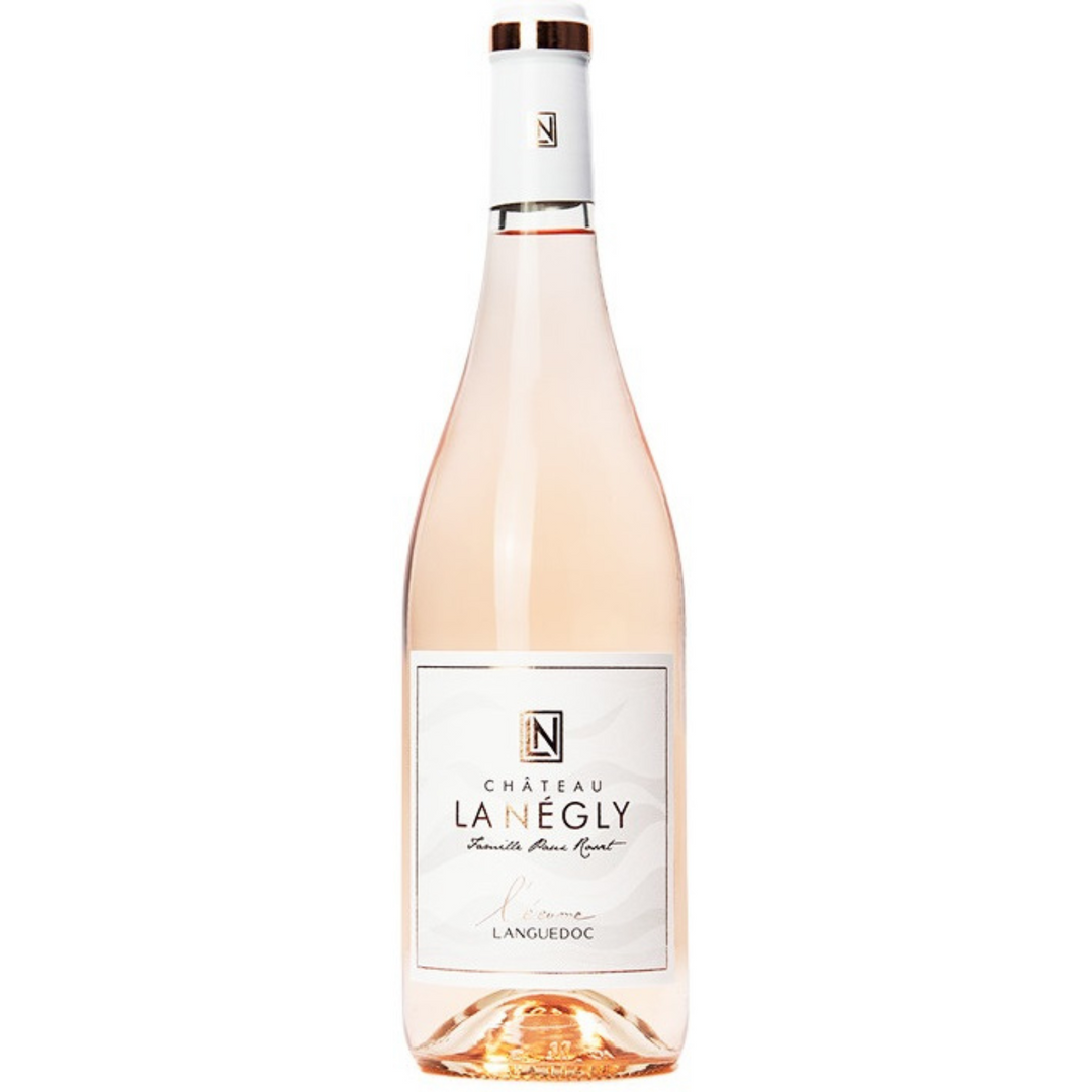 Chateau La Negly La Clape L'Ecume Rose, Languedoc-Roussillon, France 2023 Case (6x750ml)