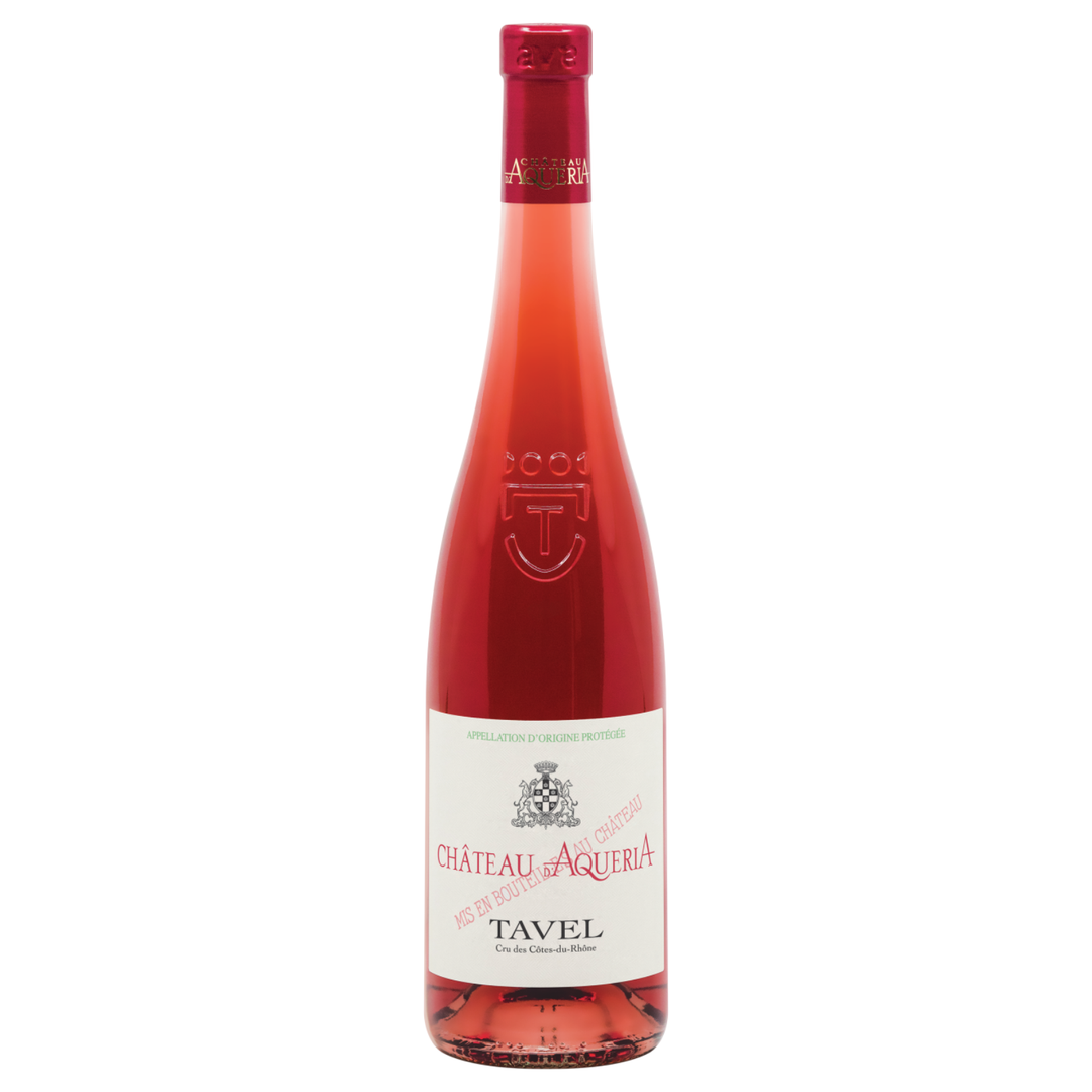 2024 Chateau d'Aqueria Tavel Rose Rhone, France HALF CASE