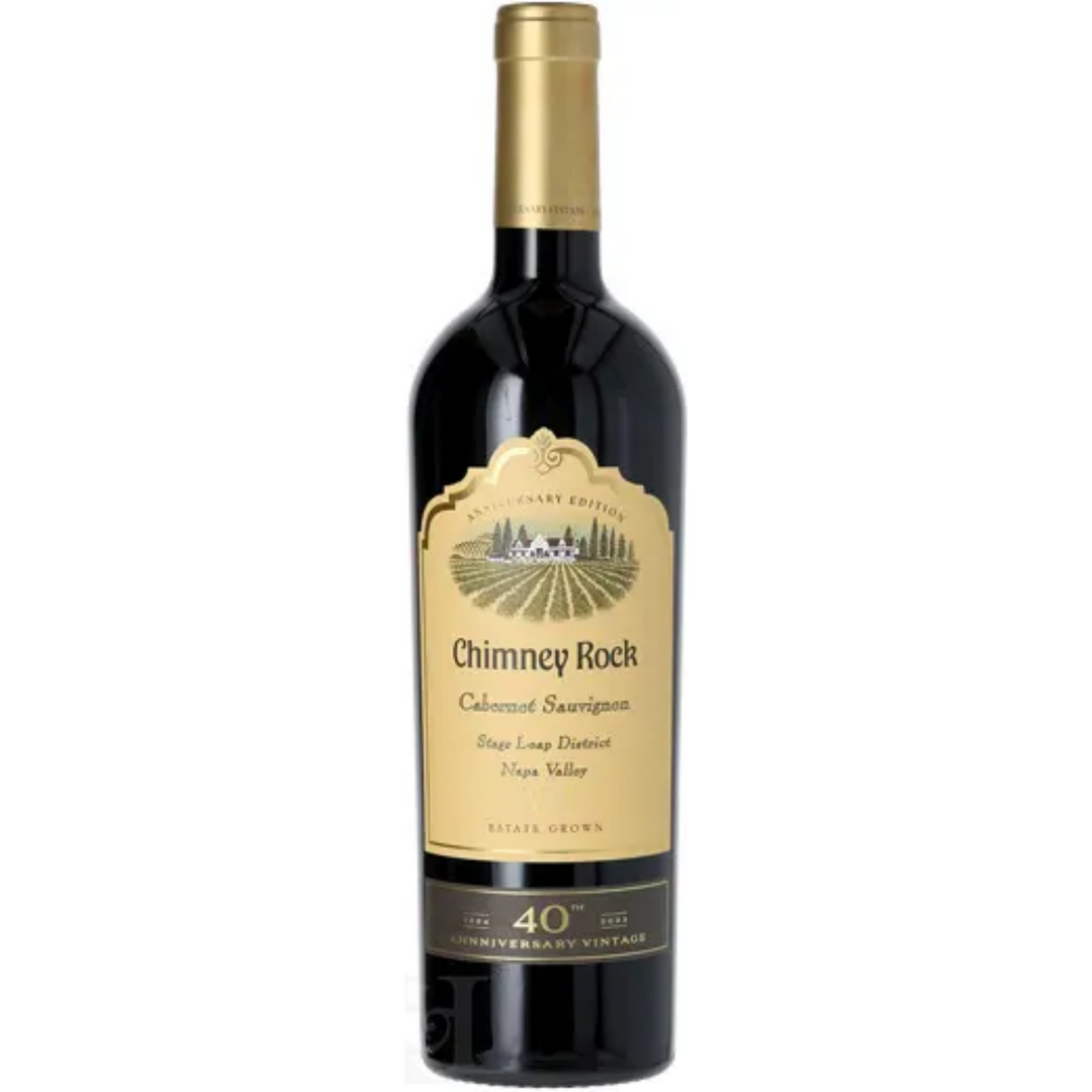 Chimney Rock Cabernet Sauvignon 40th Anniversary Vintage Stags Leap di