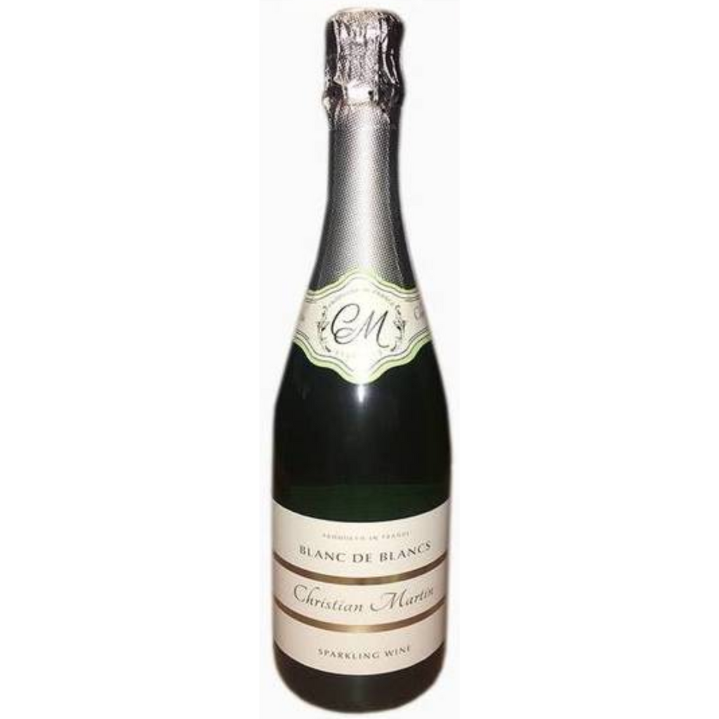 Christian Martin Blanc de Blancs Brut, Vin de France NV Case (6x750ml)