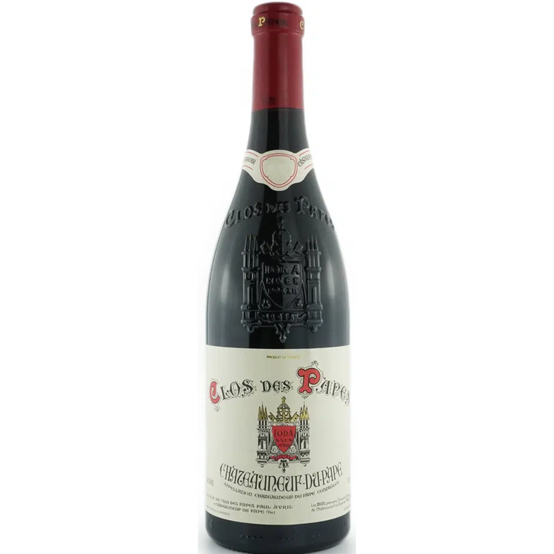 Clos des Papes Vin Rouge Chateauneuf du Pape Terroir Caszel Papal
