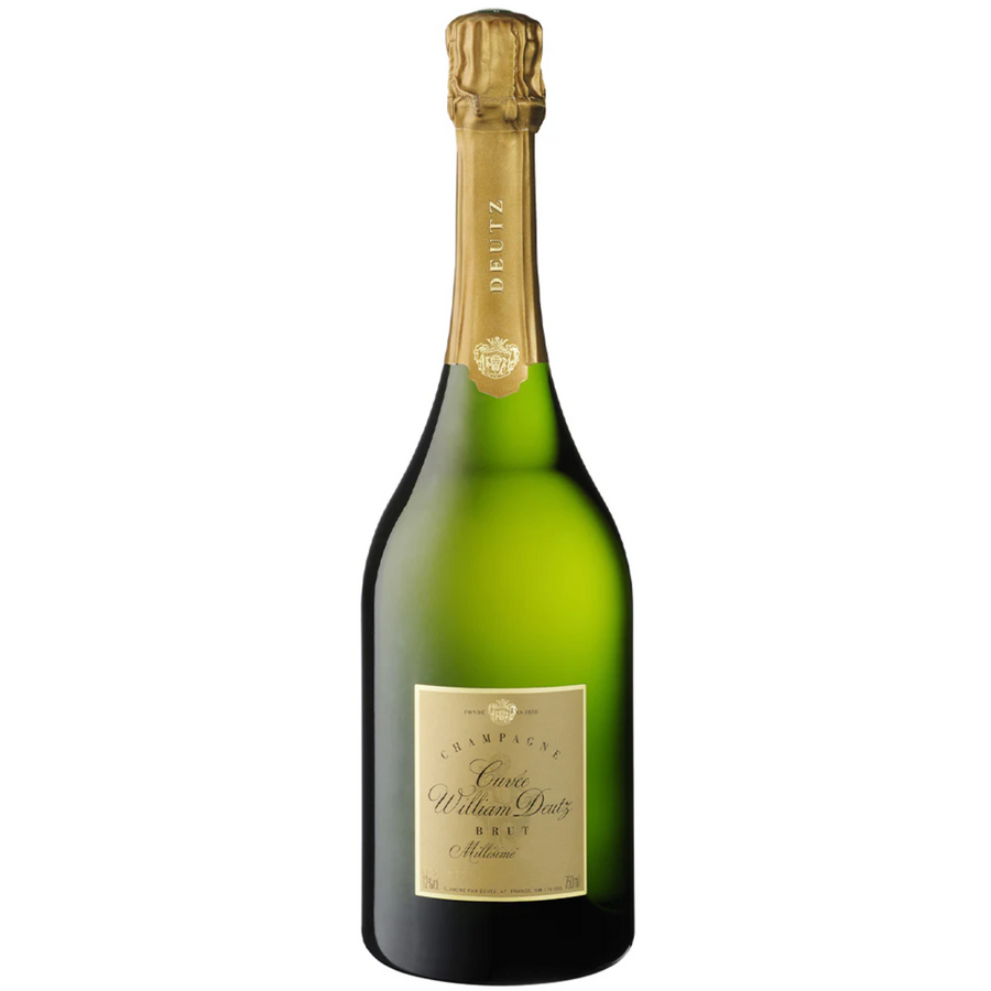 Bottle of Deutz Cuvee William Deutz Brut Millesime 2013, a Champagne sparkling wine from Champagne, France.