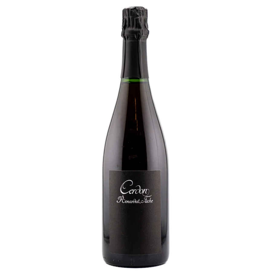 Bottle of Domaine Renardat-Fache Bugey Cerdon Rose 2022, a sparkling rose wine from Savoie, France.