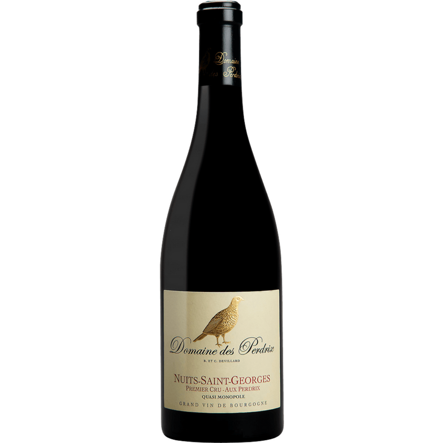 Bottle of Domaine des Perdrix Aux Perdrix 2020, a red wine from Nuits-Saint-Georges, France.