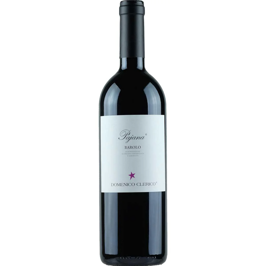 Bottle of Domenico Clerico Pajana 2018, a Nebbiolo Red wine from Barolo, Italy.