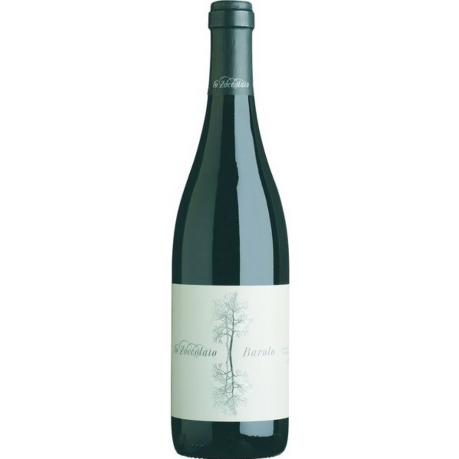 Bottle of Domini Villae Lanata Lo Zoccolaio 2018, a red wine from Piedmont, Italy.
