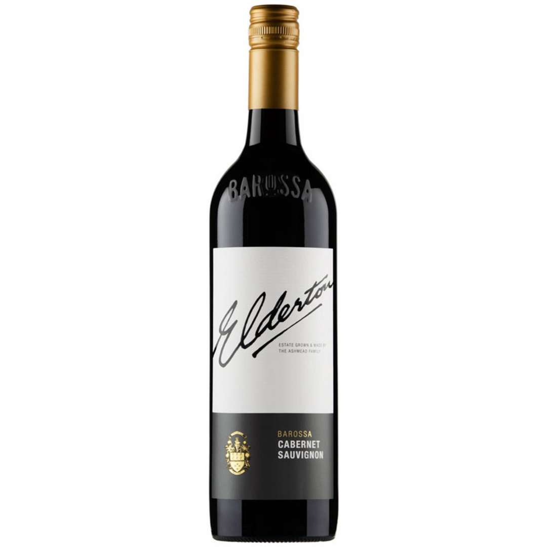 Bottle of Elderton Estate Cabernet Sauvignon 2022, a red wine from Barossa, Australia.