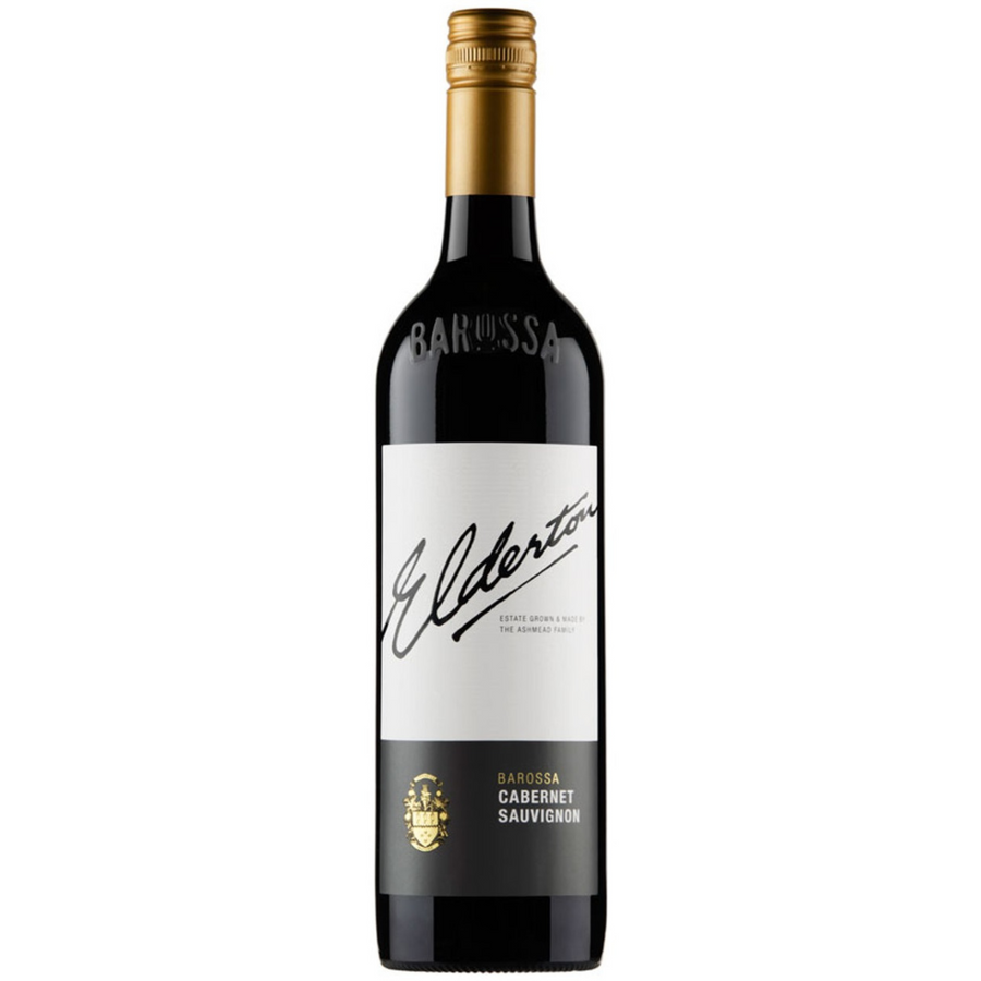 Bottle of Elderton Estate Cabernet Sauvignon 2022, a red wine from Barossa, Australia.