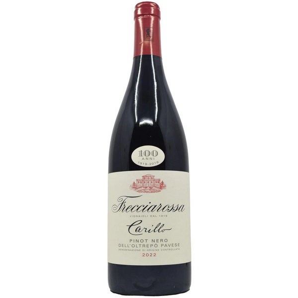Frecciarossa 'Carillo' Pinot Nero Oltrepo Pavese, Lombardy, Italy 2022 Case (6x750ml)