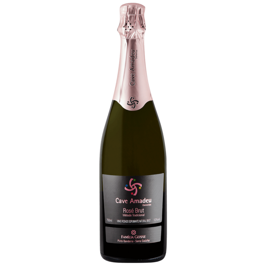 Geisse 'Cave Amadeu Elementos' Rose Brut, Serra Gaucha, Brazil NV Case (6x750ml)