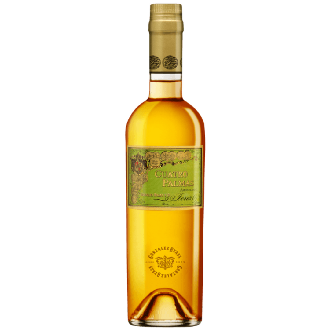 Gonzalez Byass Cuatro Palmas Amontillado Sherry, Andalucia, Spain 2022 500ml