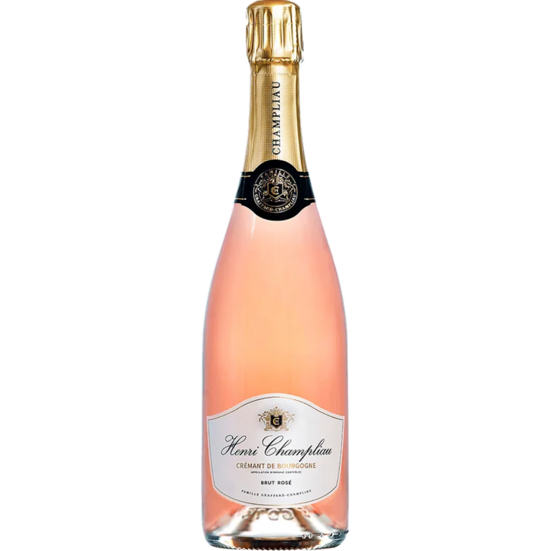 Henri Champliau Crémant de Bourgogne Brut Rose, Burgundy, France NV Case (6x750ml)