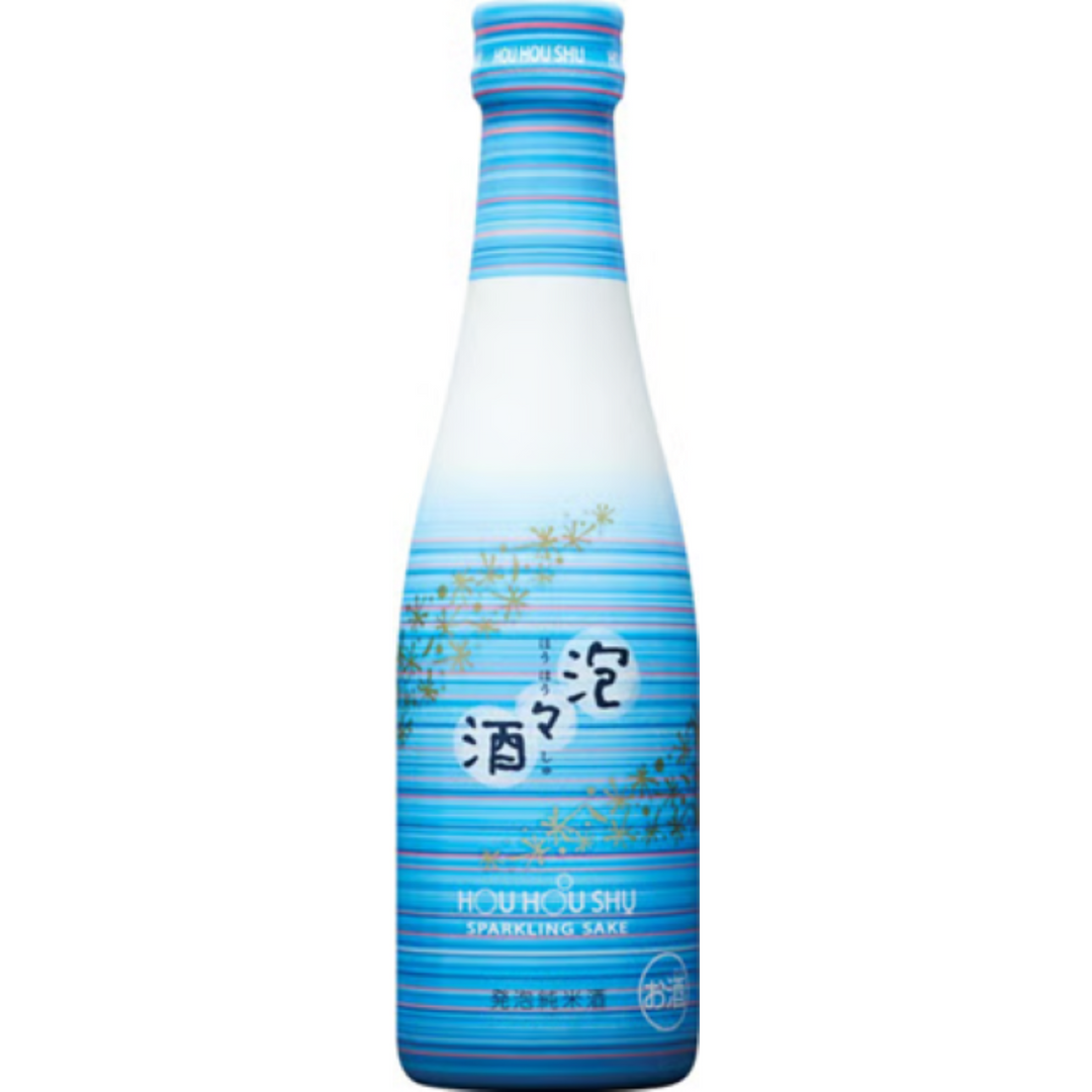 Hou Hou Shu Blue Junmai Sparkling Sake, Japan NV Case (6x300ml)