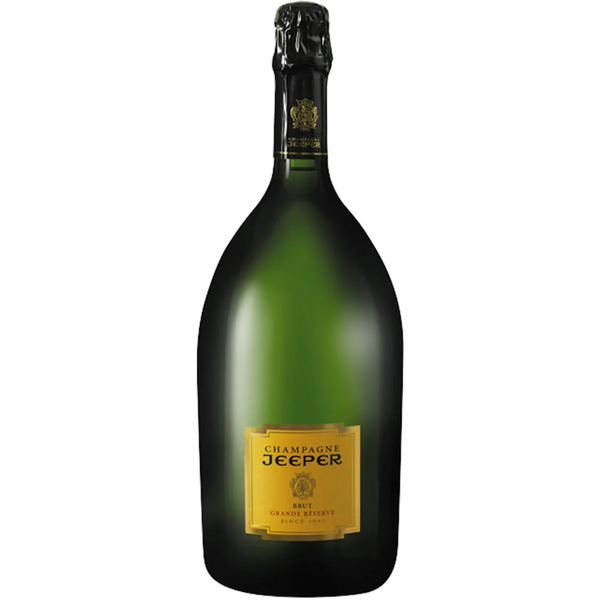 Jeeper Grande Reserve Chardonnay Brut, Champagne, France NV 1.5L