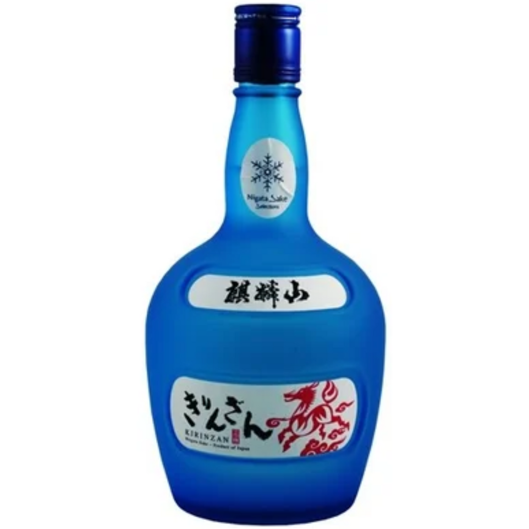 Bottle of Kirinzan Junmai Sake NV (720ml), a junmai sake from Japan.