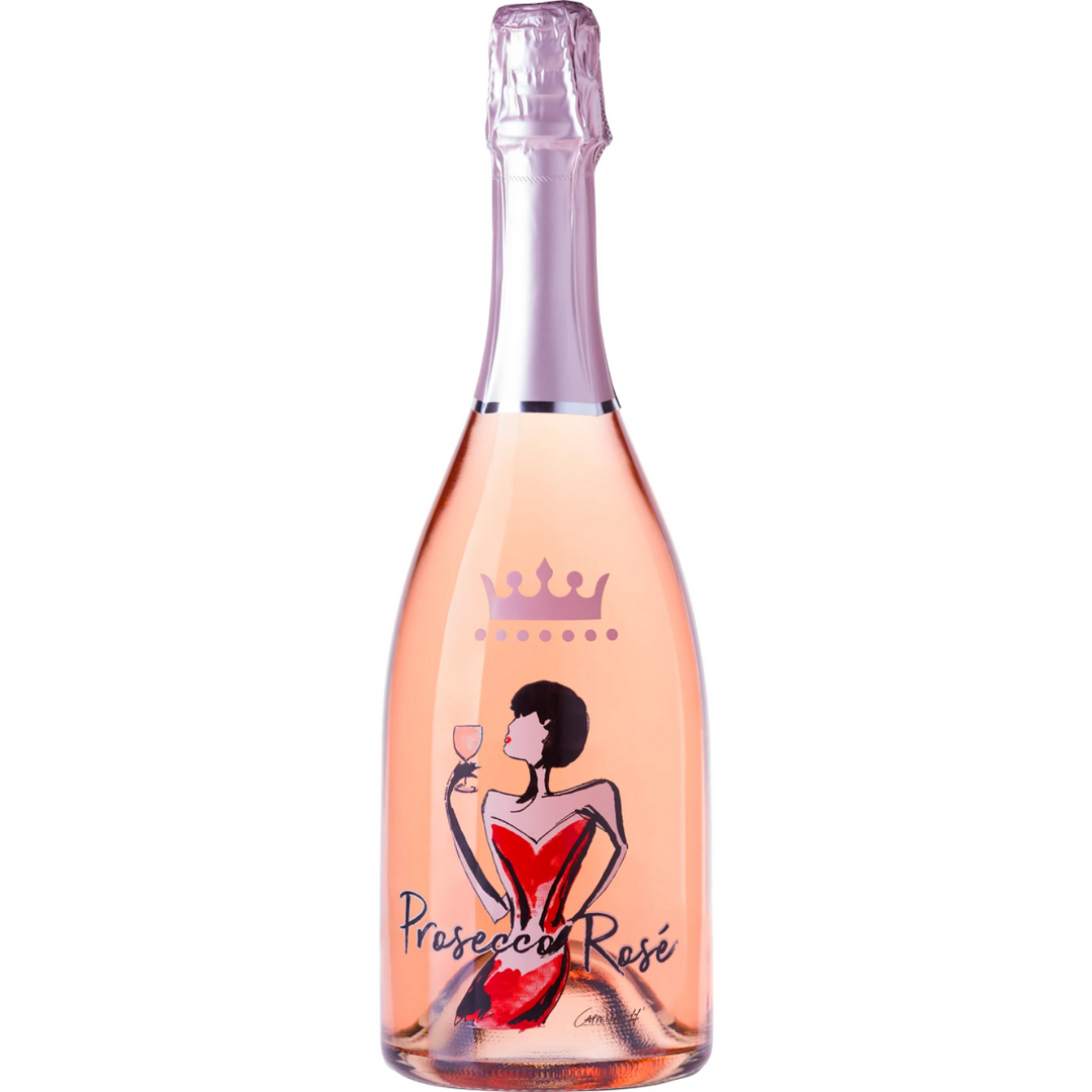 Le Contesse Prosecco Millesimato Rose Brut, Veneto, Italy NV Case (12x750ml)