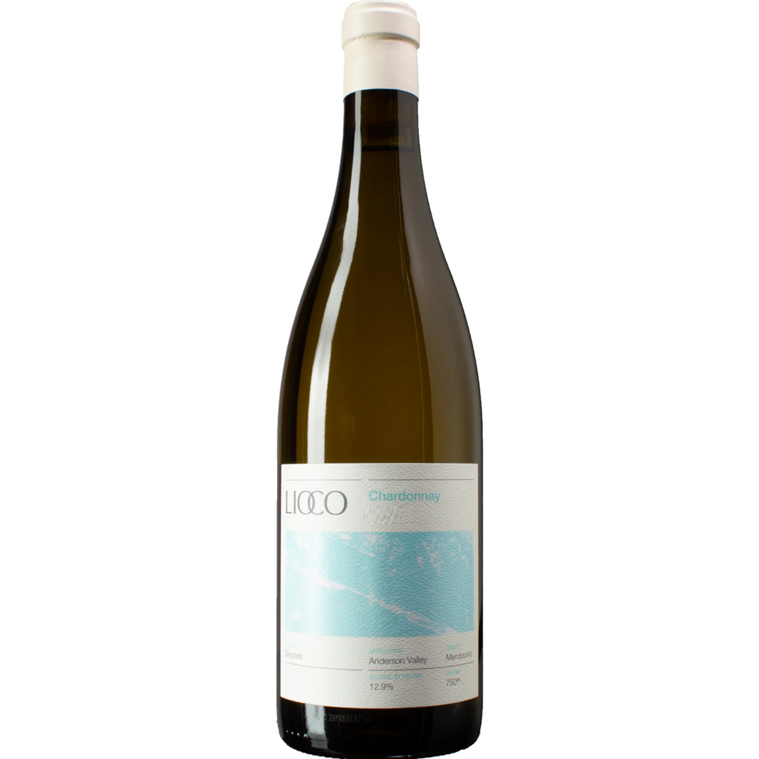 Bottle of Lioco Skycrest Vineyard Chardonnay 2021, a white wine from Sonoma, United States.