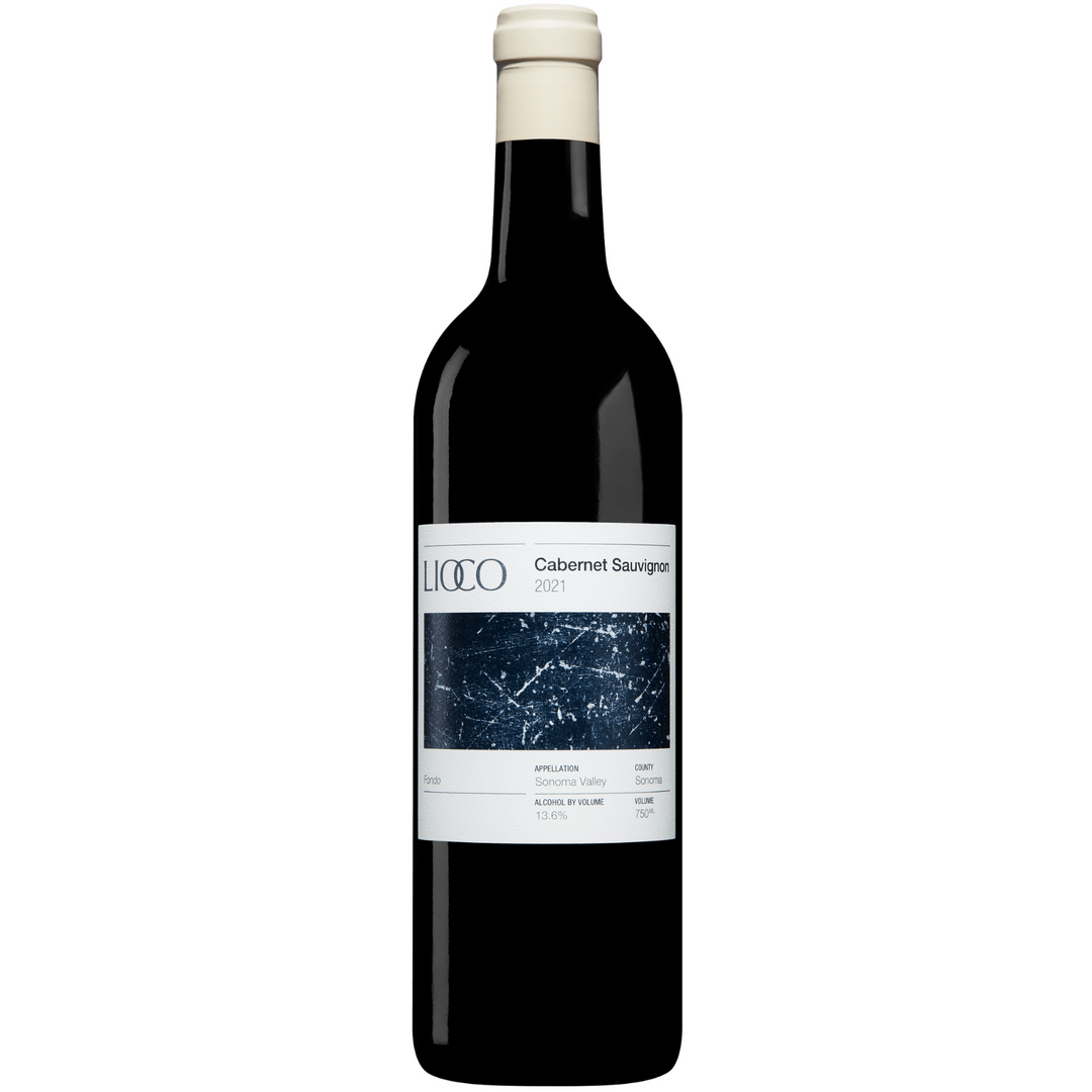 Bottle of Lioco Fondo Cabernet Sauvignon 2021, a red wine from Sonoma, United States.
