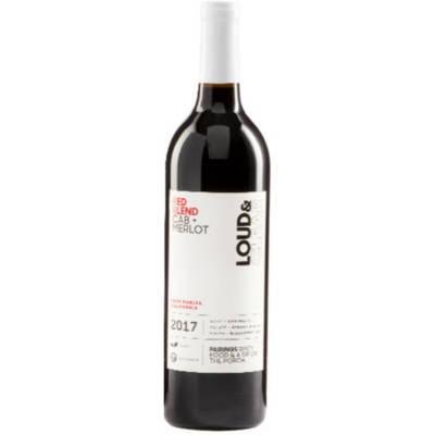 Loud & Clear Red Blend Cabernet - Merlot, Paso Robles, USA 2017 (Case of 12)