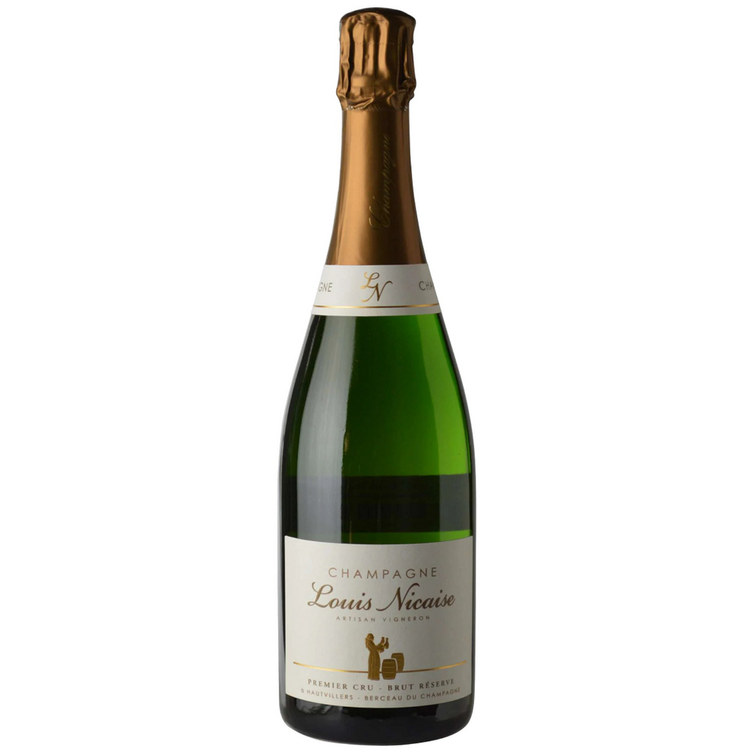 Bottle of Louis Nicaise Premier Cru Reserve Brut Champagne NV, a sparkling Champagne from France.