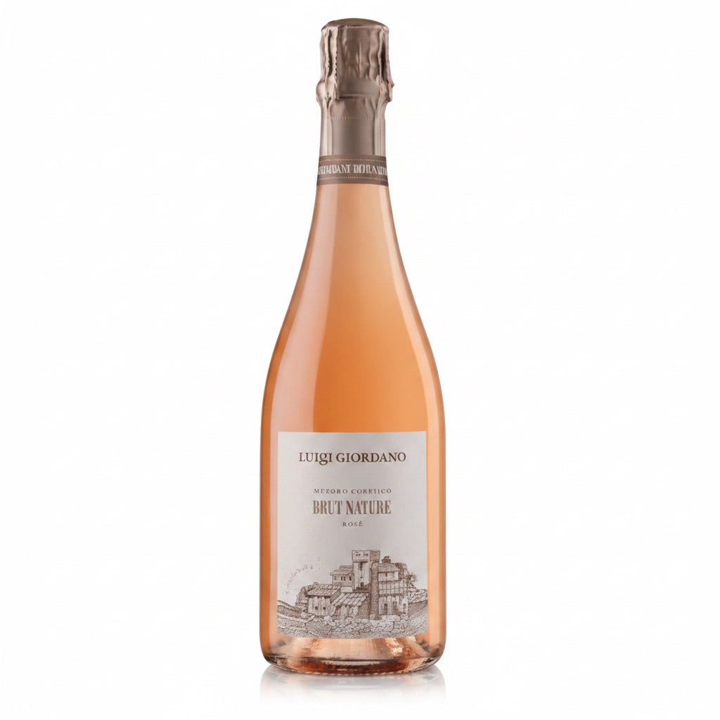 Luigi Giordano Metodo Classico Brut Nature Rose, Piedmont, Italy 2023