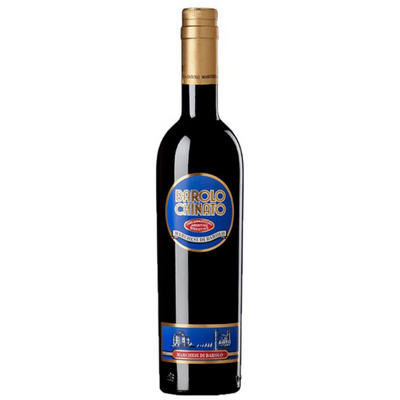 Bottle of Marchesi di Barolo Barolo Chinato, Piedmont, Italy.