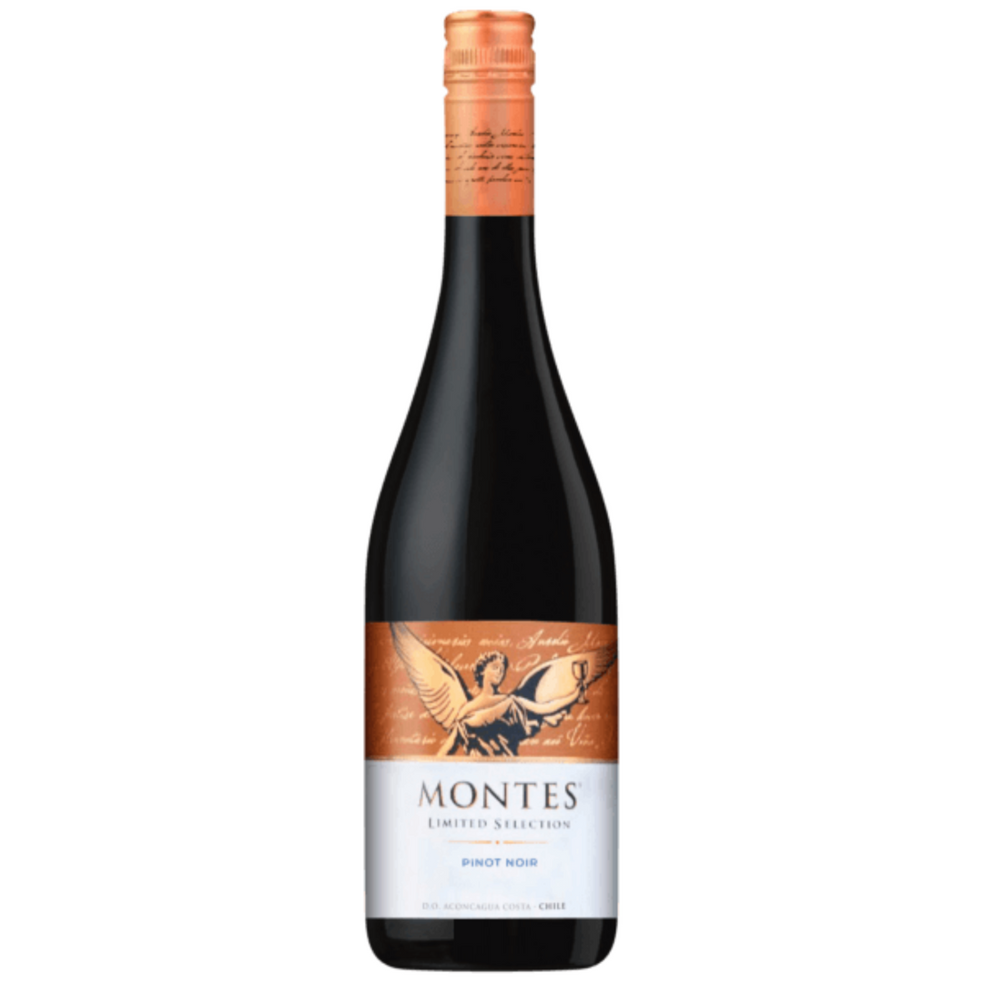 Montes Limited Selection Pinot Noir, Aconcagua Costa, Chile 2021 Case (6x750ml)
