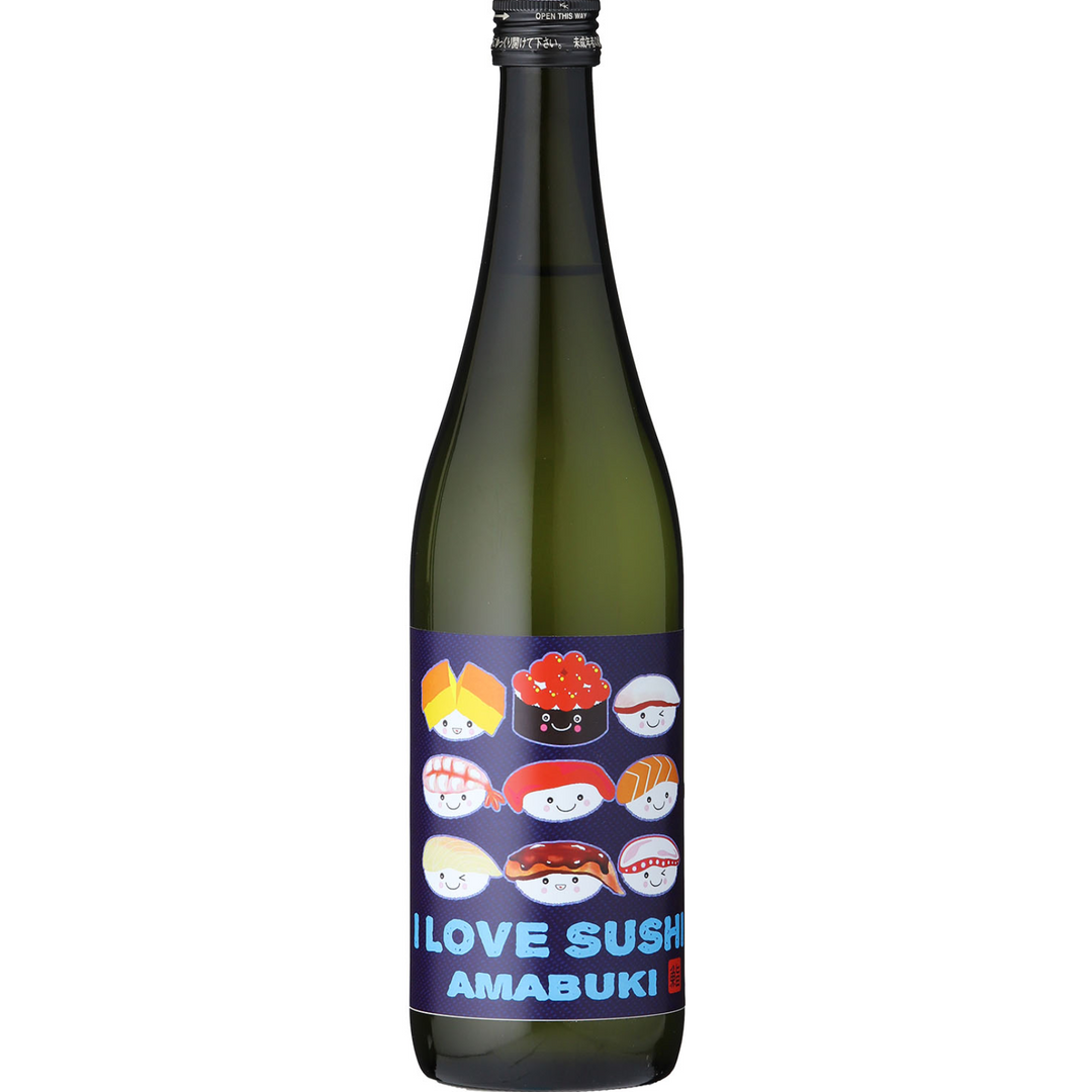 NV | Amabuki 'I Love Sushi' Dry Junmai Nama Sake | Japan