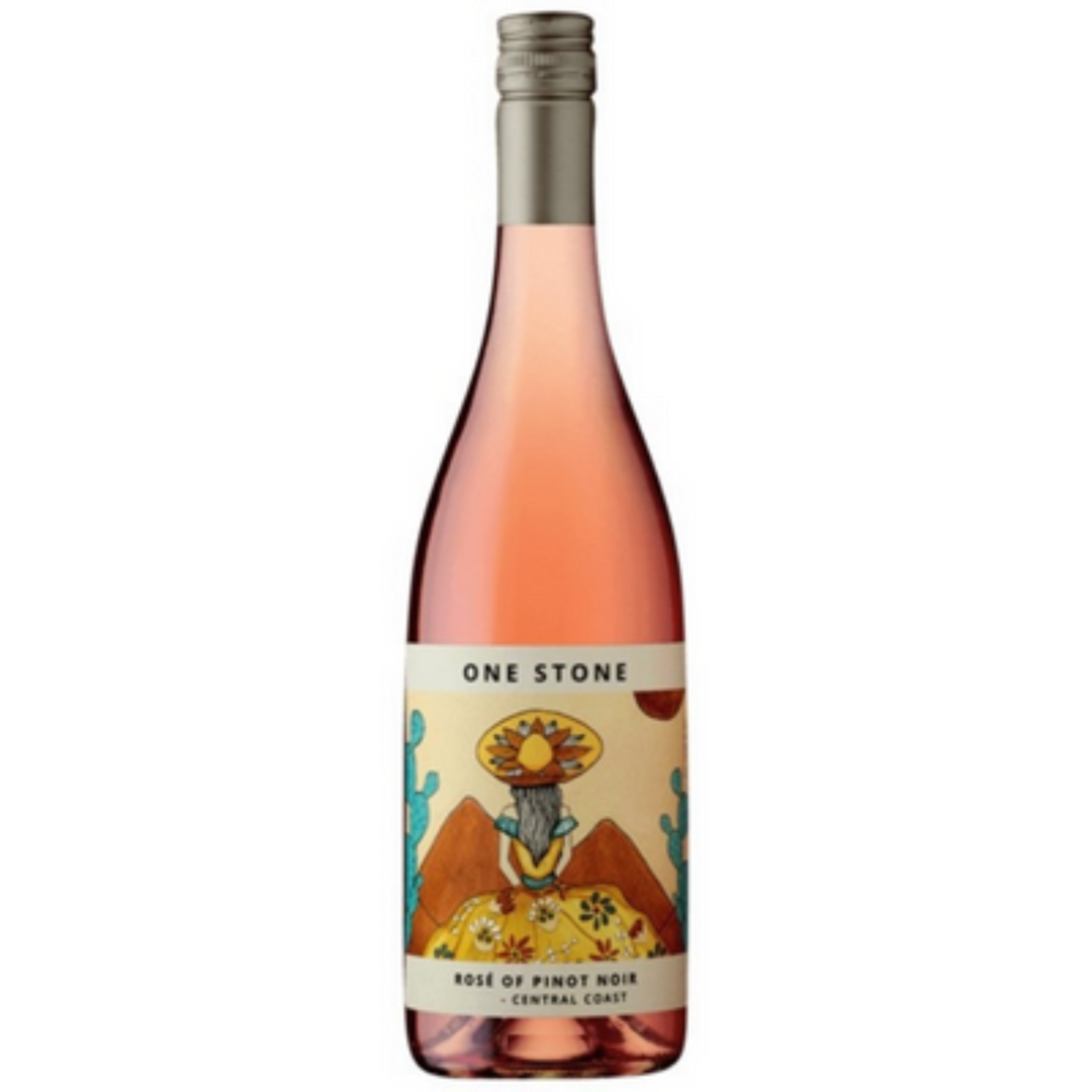 One Stone Cellars Rose of Pinot Noir, Central Coast, USA 2023 Case (6x750ml)