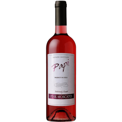 Papi Sweet Pink Moscato, Chile NV (Case of 12)